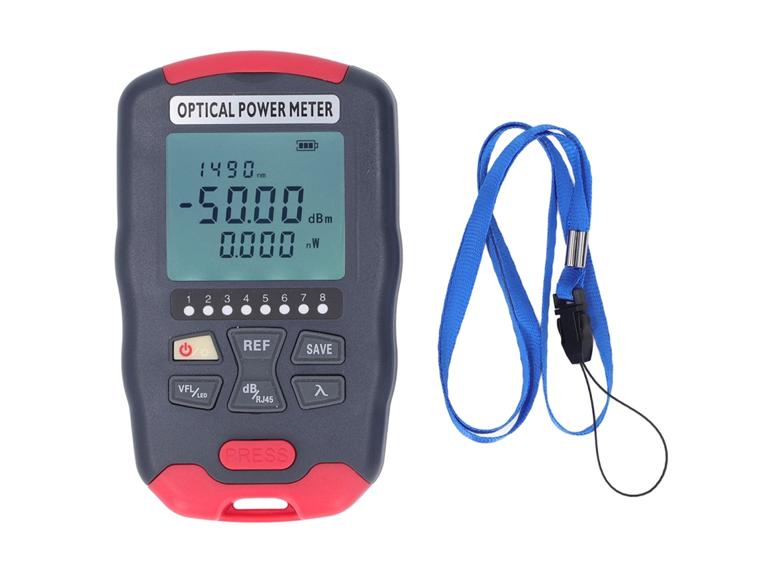 Yuru medidor de Potência Óptica 20km Vfl Luz Vermelha Tester de Cabo com 10 Comprimentos de Onda
