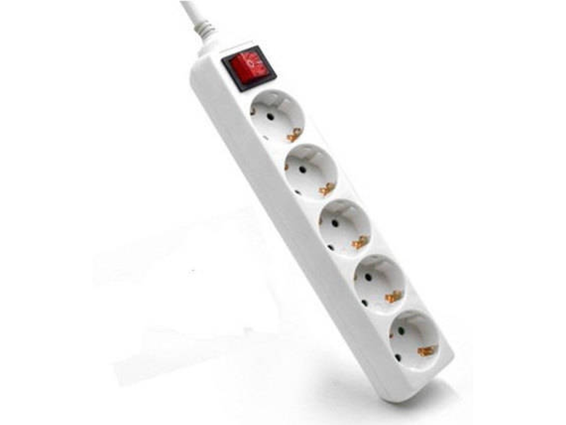 Extensão PHASAK 6 Tomas Con Interruptor 1.5M Phasak