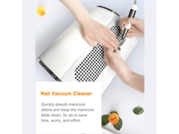 40w 3 Fans Nail Dust Collector Low Noise High Power With Hand Rest