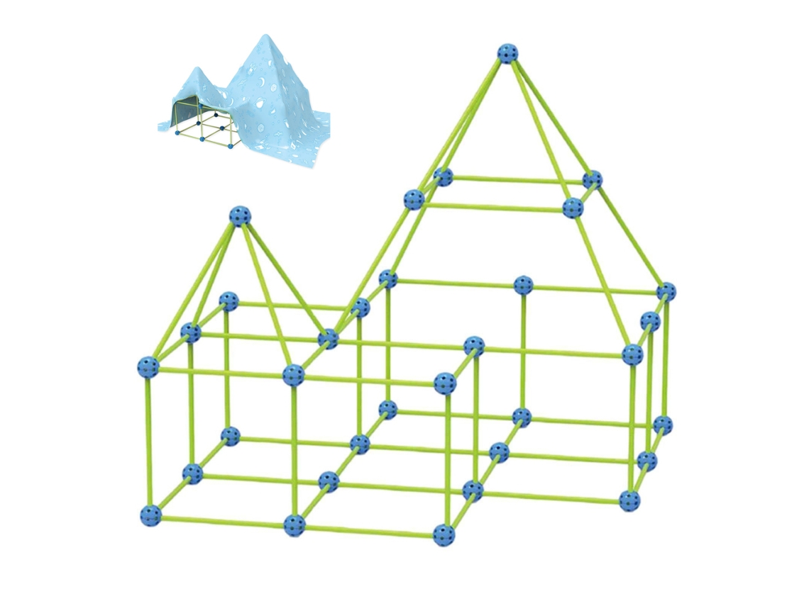 Rebe-kit De Construção De Fortalezas Para Crianças 2021 Atualizado Com Glow In The Dark, Fortalezas Diy, Tendas De Brincadeira E Castelos