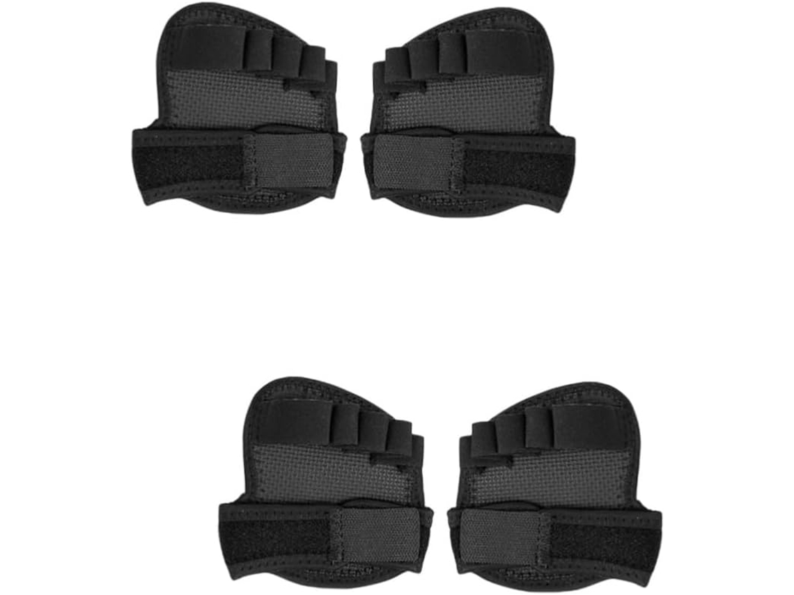 2 Pares De Protetores Antidesgaste Para A Parte Frontal Do Pé, Com Esponja Para Os Dedos, Meias Até A Metade Da