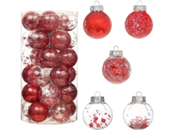 Enfeites Para Árvore De Natal, Bolas De Natal Prateadas Transparentes E Inquebráveis ​​ Olysi Shop (pacote Com 30)