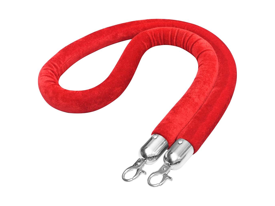 Stanchion Rope, Stanchion Ropes Vidaxl Vermelho Veludo (n/a)