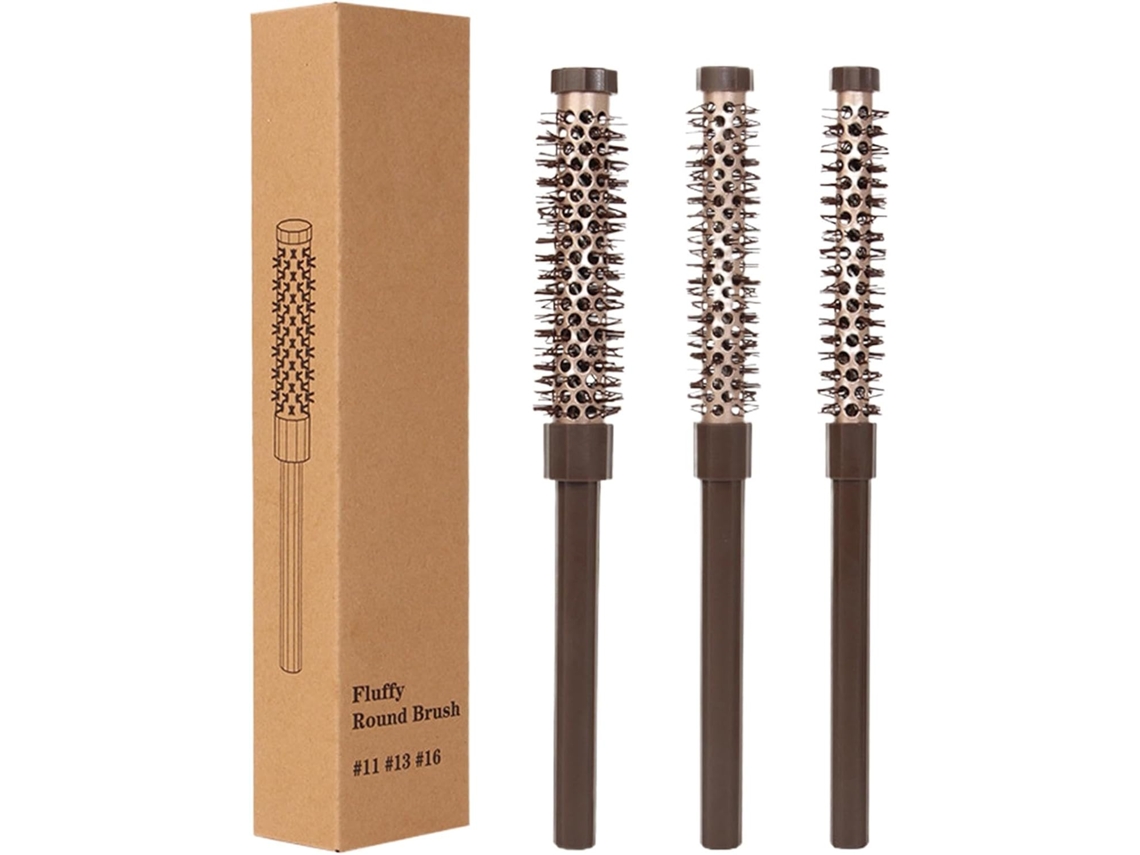 Escova De Cabelo Redonda – Conjunto Pentes Para Desembaraçar A Raiz Dos Cabelos
