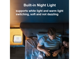 Mali máquina de Ruído Branco para Bebê com Luz Noturna 21 Sons Calmantes Timer Bateria Portátil
