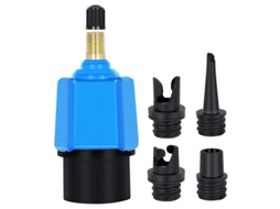 Blue10pcspaddle Board Valve Adapter Rubber Boat Kayak Surfboard Air Valve Pump Converter