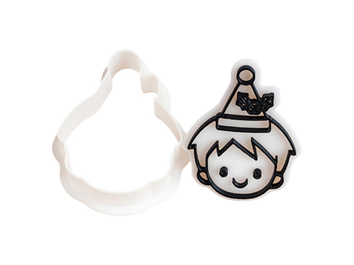 Conjunto De Formas Para Biscoitos Boy1, Cortador De Biscoitos, Formas Para Biscoitos De Natal, Utensílio De Cozinha, Textura De Plástico, Ideal Para R