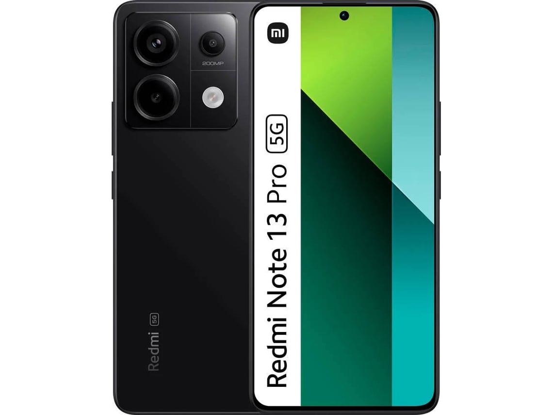 Smartphone XIAOMI Redmi Note 13 Pro 5G (6.67'' - 8GB - 256GB - Preto)