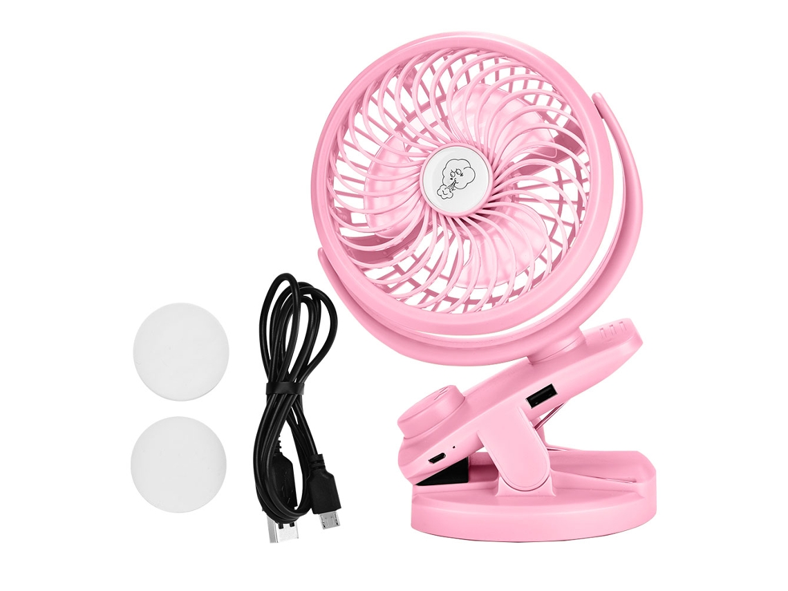 Ventilador Clip LAXISCREED Rosa