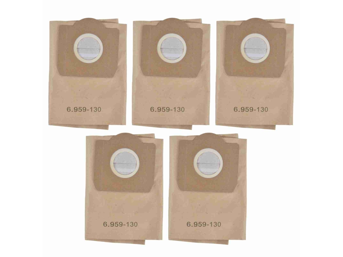 5pcs sacola de poeira para Aspirador Karcher 6.959‑130.0 Wd3200 Wd3300 Wd3500