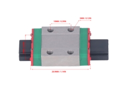 Atuador De Movimento Linear Com Correia Cnc (movimento Linear, Curso De 100mm)