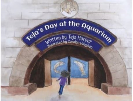 Livro Teja's Day at the Aquarium Teja Harper (Inglês)