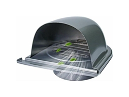 Grelha De Ventilação De Aço Inoxidável De 100 Mm, Grelha Redonda Para Exaustor De Chaminé Externa, Grelha De Ventilação Com Lâminas De 45° Ehstmind
