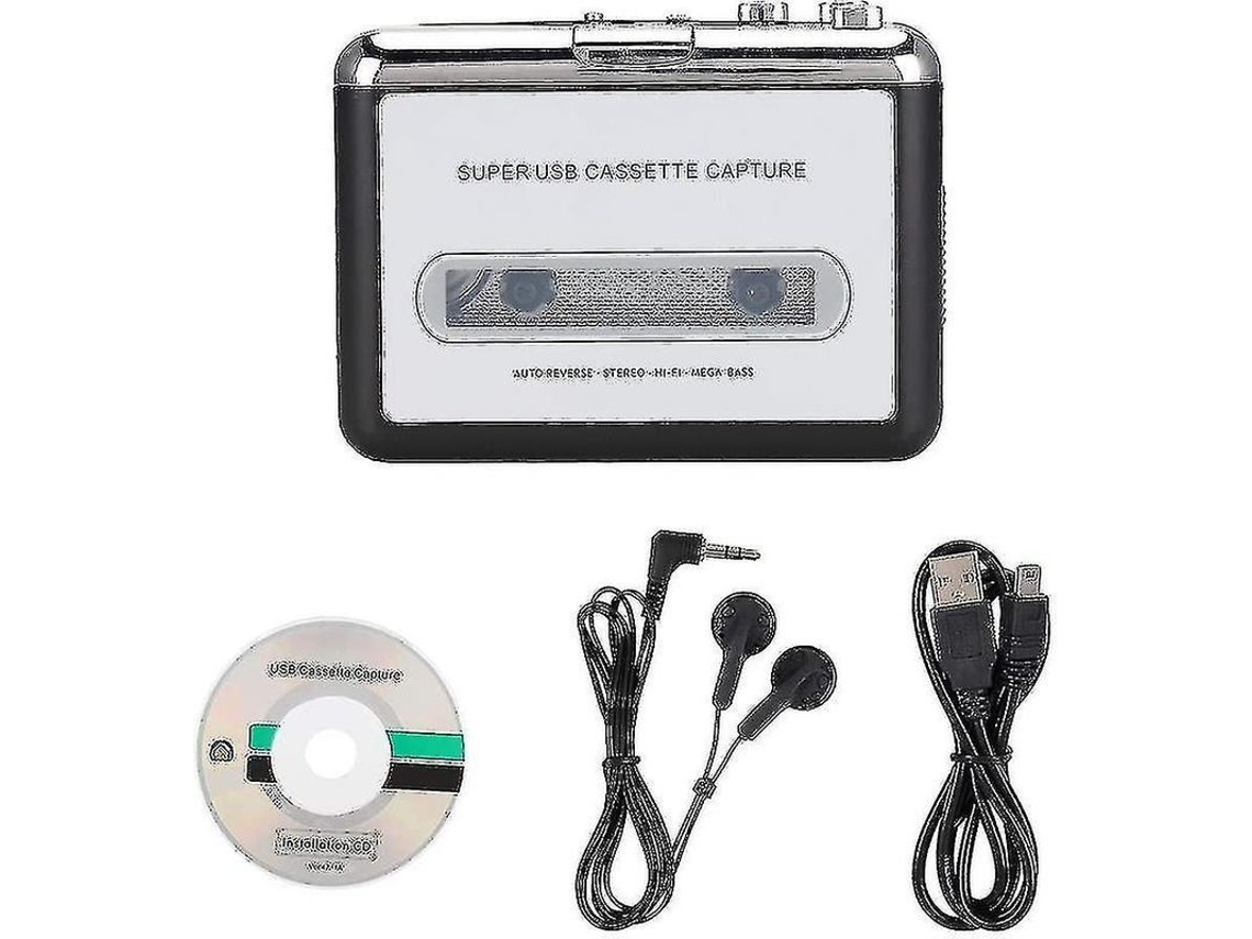 2026 player de Fita Estéreo 2025, Walkman Portátil, Converte Cassetes para Mp3 Via Usb