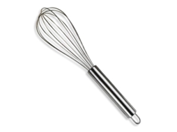 Batedor De Arame Em Aço Inoxidável Com Cabo 15 Cm(6 Polegadas) Também Aço Inoxidável