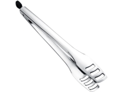 Pinça De Cozinha Prática Cabilock Em Aço Inoxidável Prateado, Resistente Ao Calor, Para Bifes E Churrasco, Utensílio De