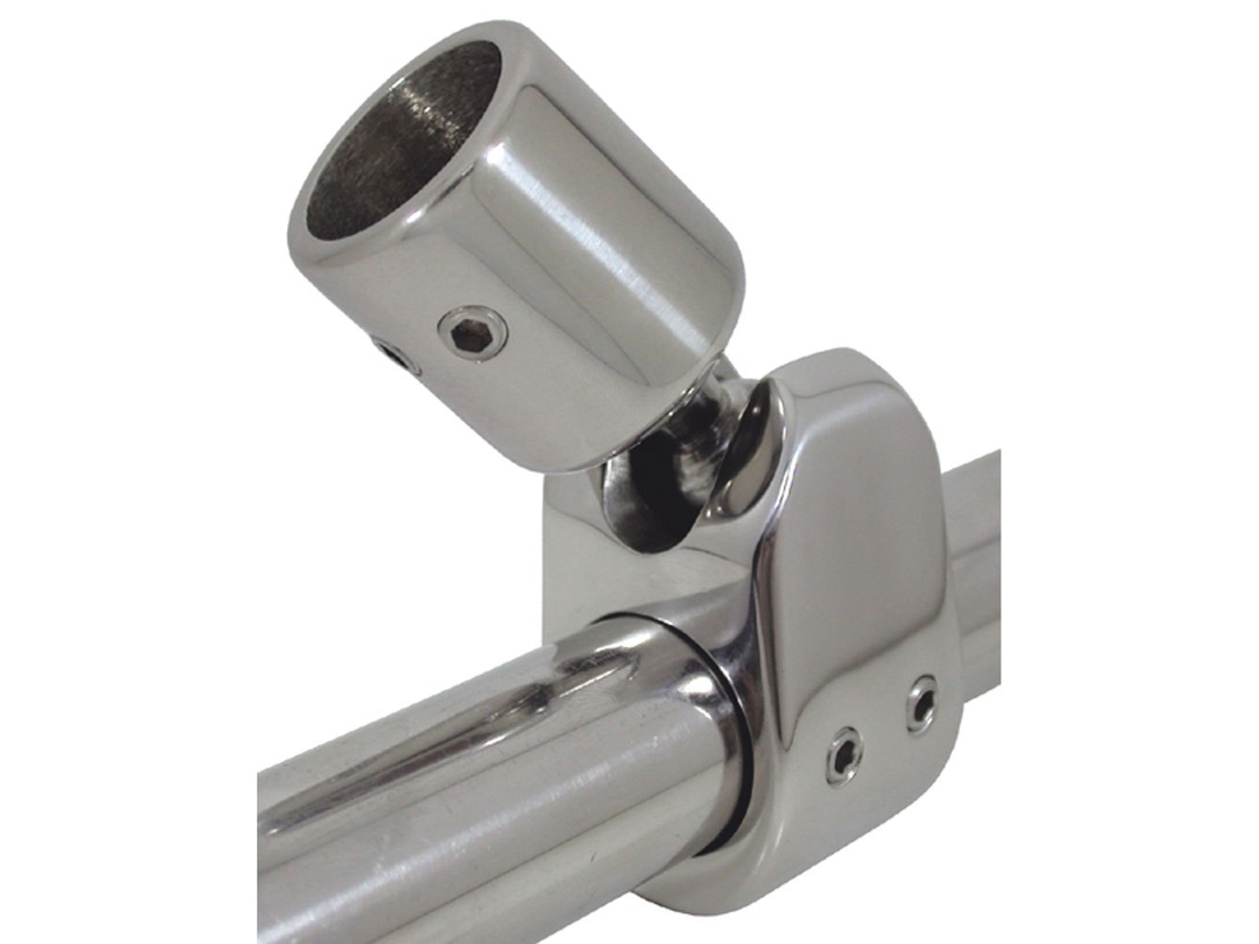 Suporte de Capuz Articulado de Aço Inoxidável para Montagem em Superfície 22 Mm Prateado 97 Mmoem Marine