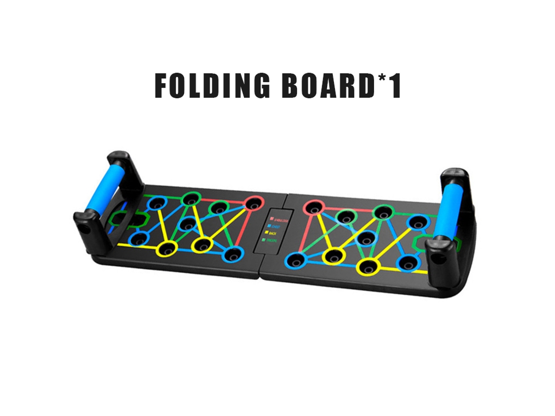 Suporte De Prancha Dobrável Para Flexões, Treinamento Muscular, Prancha Multifuncional, Suporte Portátil Para Fortalecimento Abdominal Aquaforge