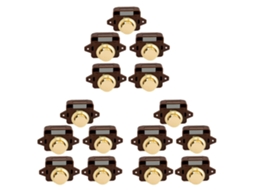 15pcs Keyless Push Button Catch Door Knob Lock Para Rv Caravan Armário Barco Casa De Motor