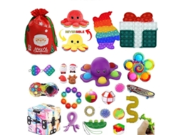 Conjunto de brinquedos relaxantes de Natal para aliviar stress e irritabilidade LAXISCREED