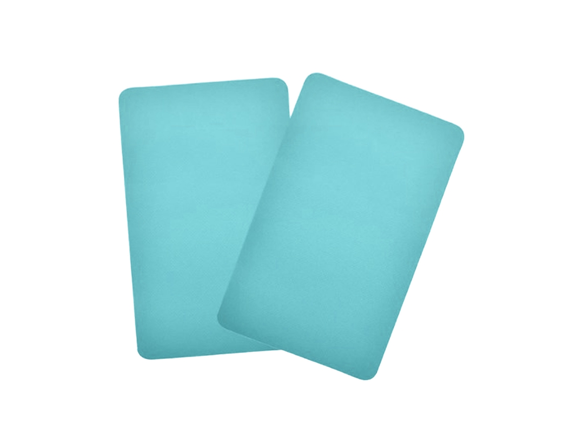 2026altiro-2 Piezas Parche De Reparación De Barco Hinchable Pvc Cuadrado Kit Para Kayaks Canoas Color Verde Menta
