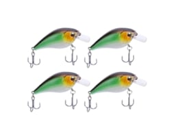 Isca Artificial Minnow Crank Rock para Pesca 4pcs 6