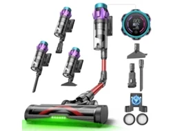 Aspirador De Pó Sem Fio Ultenic U18 Powerpro 55000pa/80min, Com Escova Antiemaranhamento Para Pelos De Animais E Carpetes.
