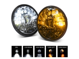 5.75 Inch Led Motorcycle Headlight With Drl Turn Signal Ip67 Waterproof