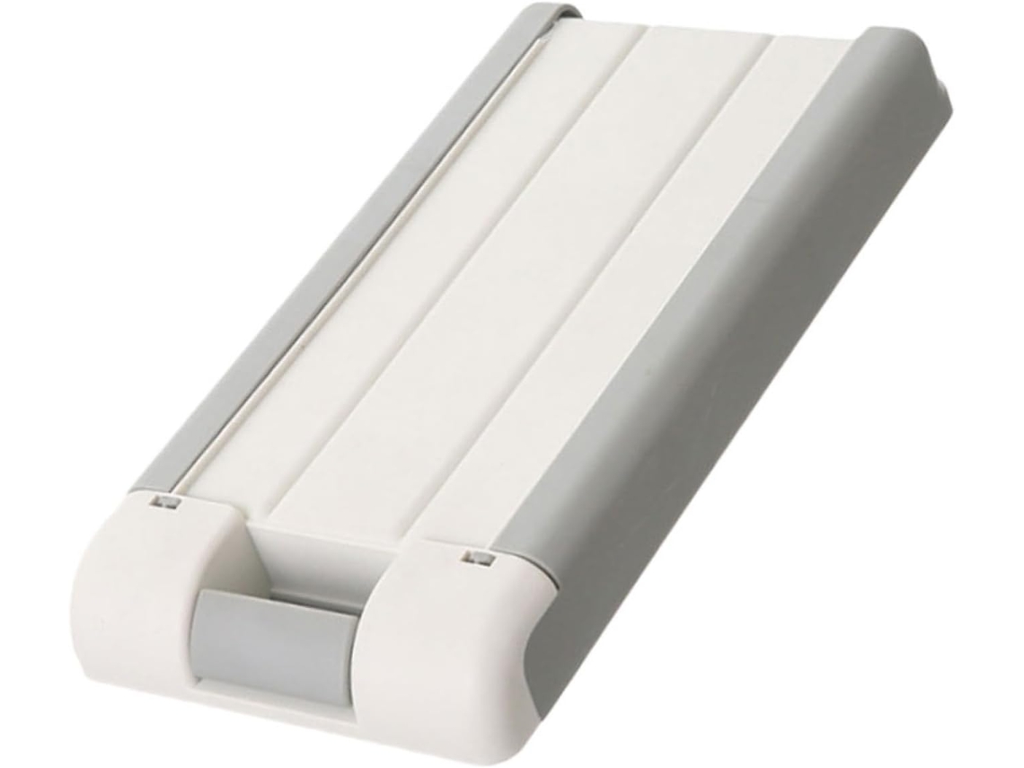 Organizador de Mesa Cinza em Abs para Debaixo da Mesa, Caixa Armazenamento Adesiva Estilo Gaveta, Solução Ocul