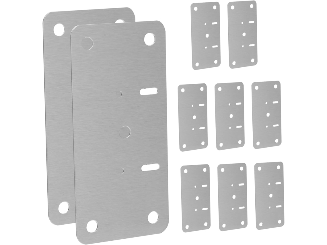 Kit De Reparo Com 10 Peças Em Aço Para Portas Reparos Rápidos E