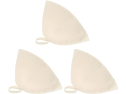 Sauna dupla de feltro branco em formato de tucano, com 3 peças e isolamento térmico.