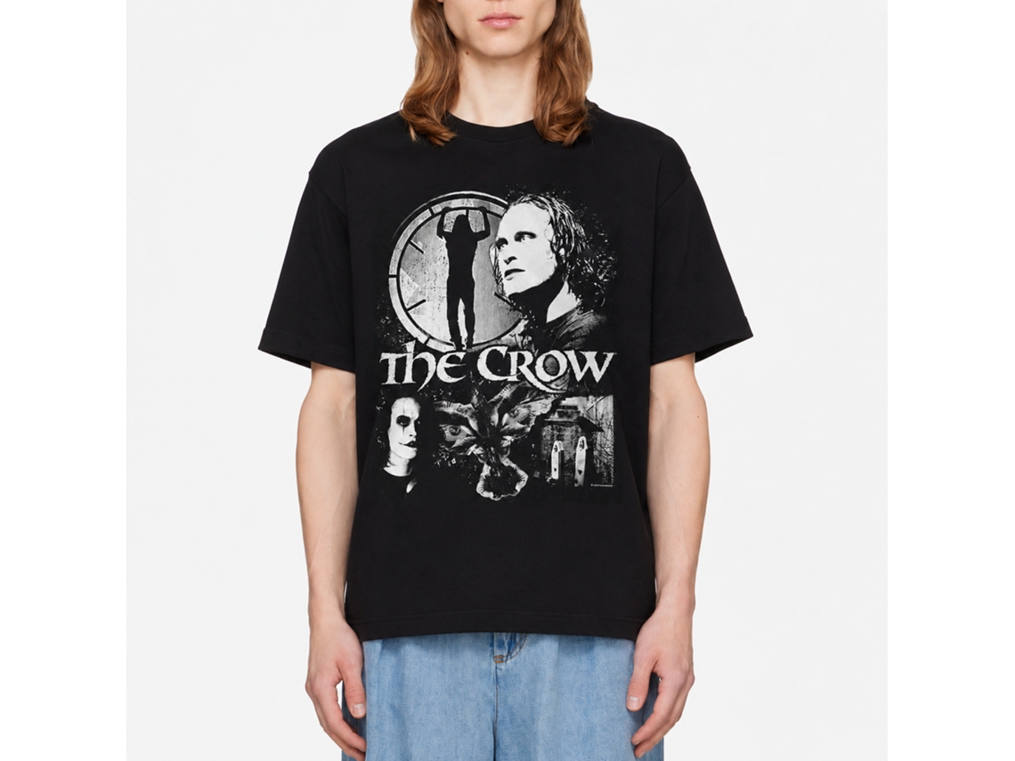 Rockinstone The Crow Movie Collage Black Adult T-shirt Size:l