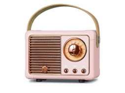 Mini Alto Falante Bluetooth Com Rádio Fm Alto Falante Bluetooth De Rádio Retrô Recarregável Bluetooth 5.0/bom Som Superior Suporta Chamad Yizhood