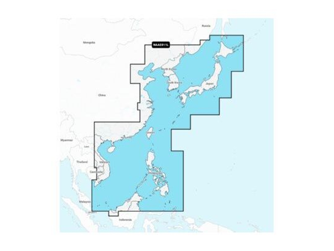 Mapa de navegação de chine e japon NAVIONICS SD
