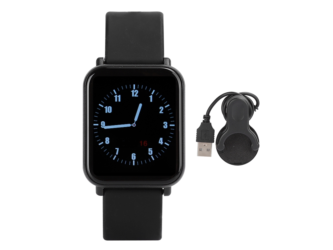 Pulseira esportiva Bluetooth com monitor de frequência cardíaca e passos