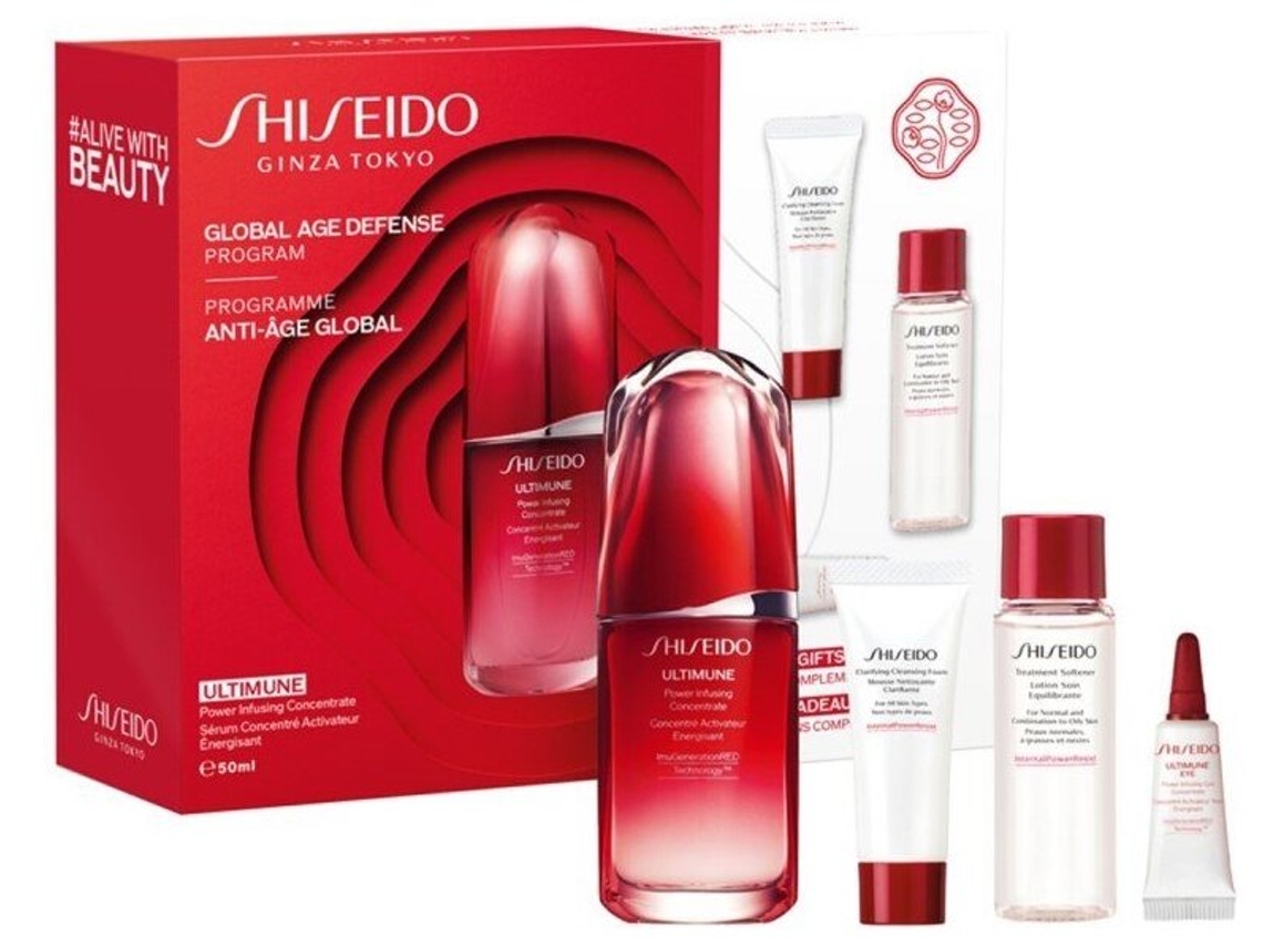 SHISEIDO Ultimune Set Global de Defensa 4 Piezas