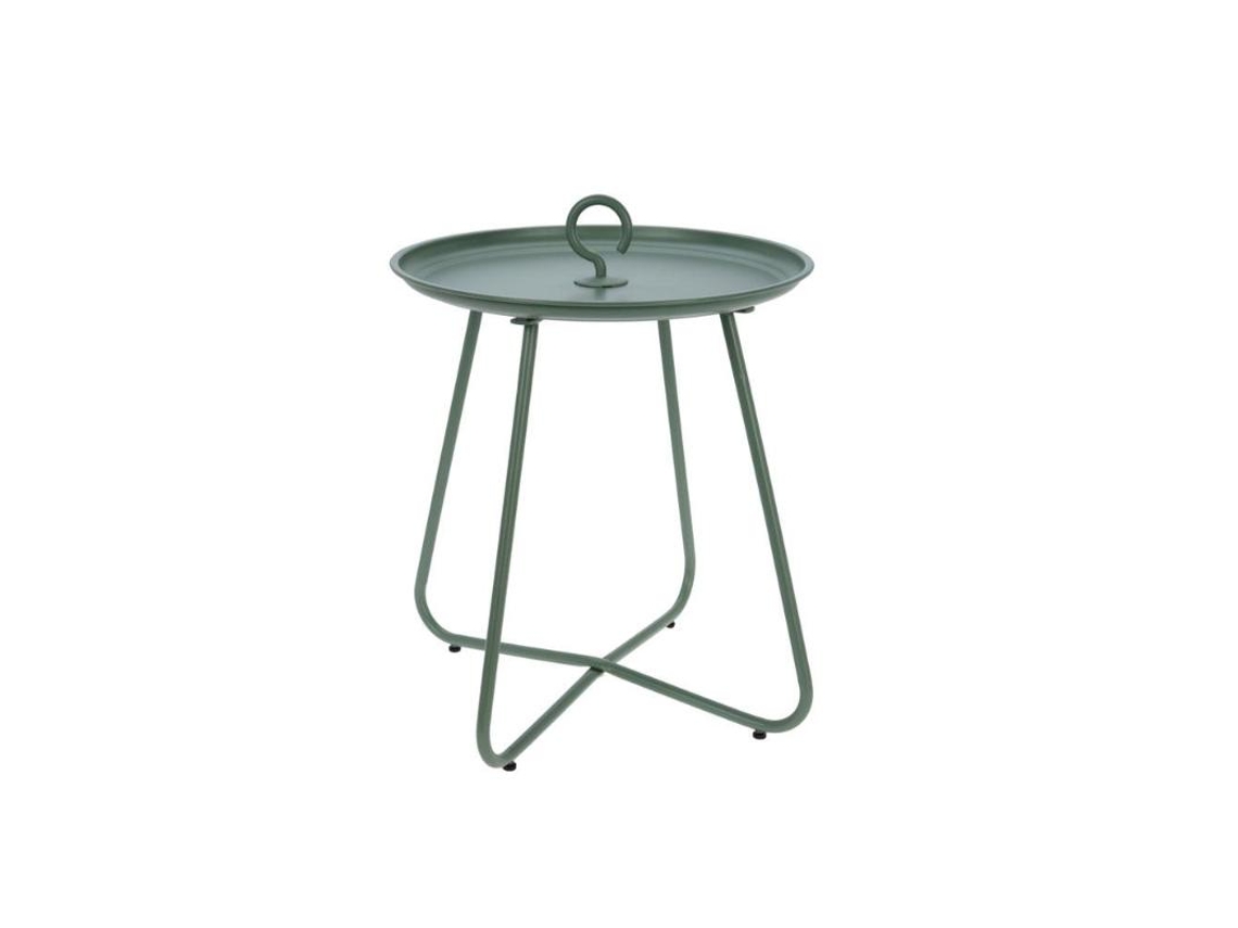 Mesa Auxiliar Redonda 46 Cm Verde Excellent