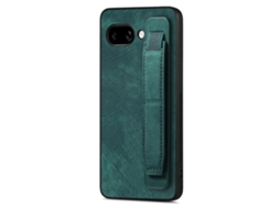 Capa De Couro Com Suporte Para Pulseira Retrô Para Google Pixel 9a