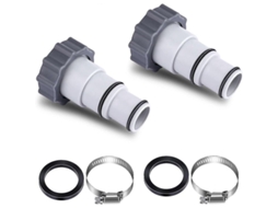 Adaptador De Mangueira Para Bomba De Filtro De Piscina, 2 Conjuntos Com Acessórios, Compatível Com 1500-4000 Gph