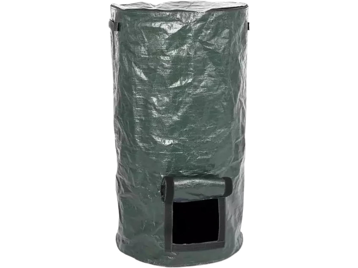 Saco Para Compostagem De Jardim Com Zíper, Alças Duplas, Dobrável,