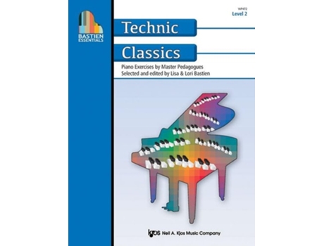 Livro Bastien Essentials Technic Classics, Level 2 de Lisa and Lori Bastien (Inglês)