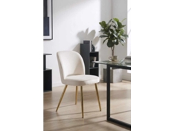Cadeira Golden Lunza Veludo - Beige