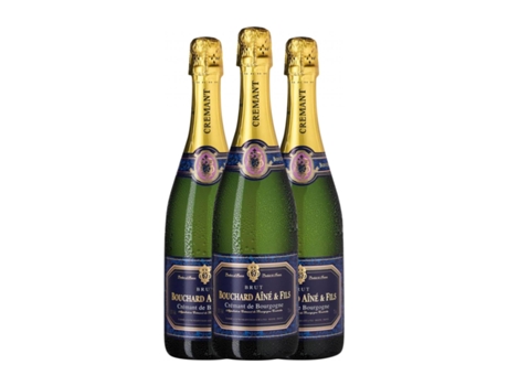 Espumante BOUCHARD AINÉ Méthode Traditionelle Blanc Brut Crémant de Bourgogne (0.75 L - 3 Unidades)
