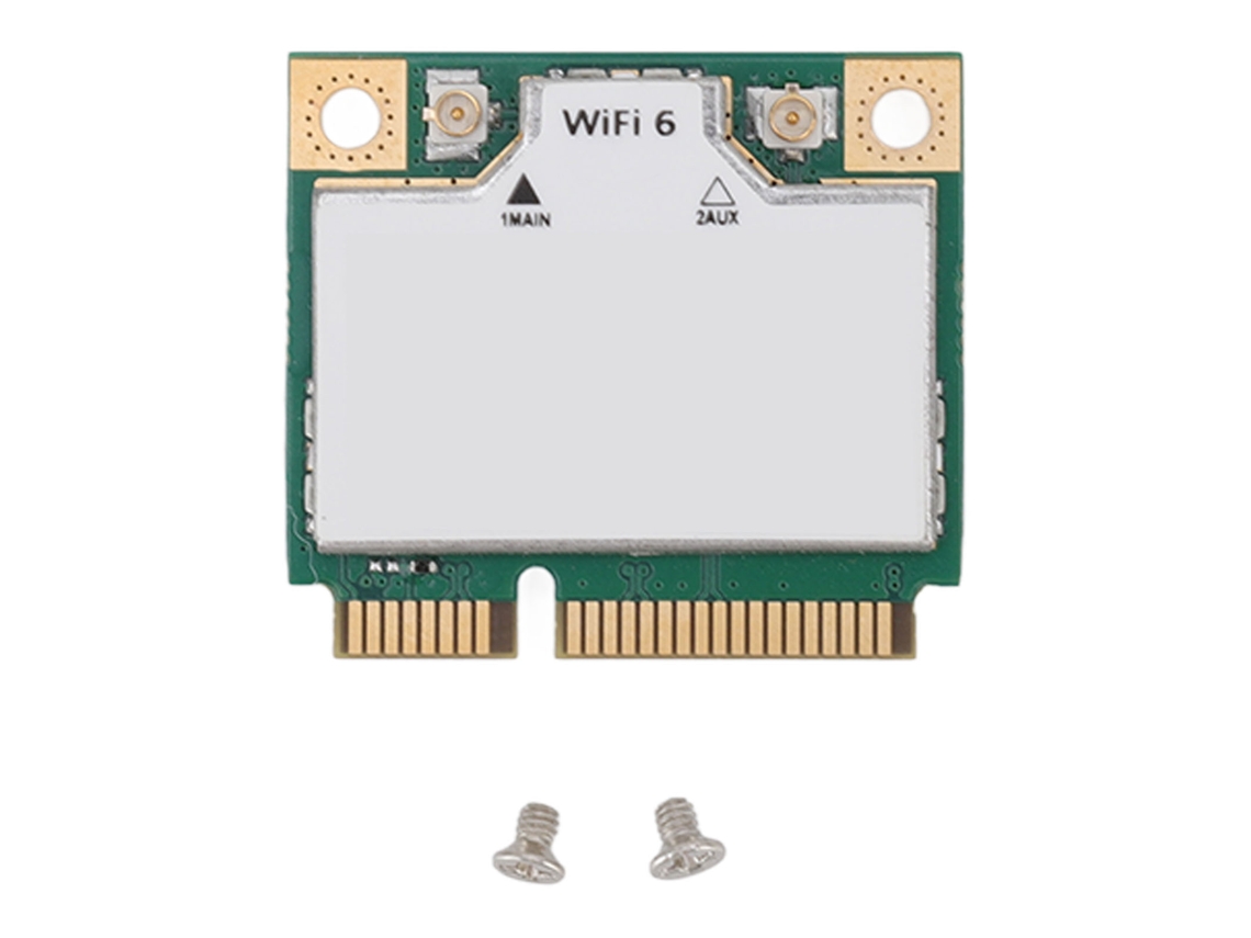 Placa De Internet Sem Fio Gigabit Wifi6 Mini Pcie 2400mbps Para Win10 11 64bit