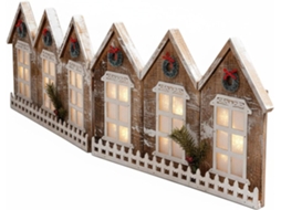 Saia De Madeira Multifuncional Para Árvore De Natal Com Luz Led, Acessórios Natalinos Para Decoração Sazonal