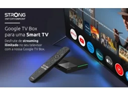 Box Smart TV STRONG LEAP-S3 PRO (Google TV - 4K Ultra HD - 4 GB RAM - Wi-Fi)