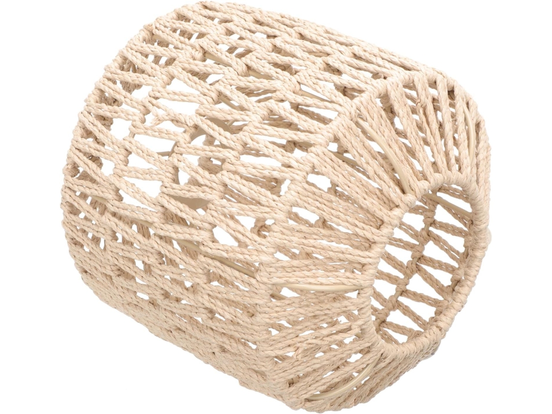 Abajur De Teto Elegante, Luminária De Teto Trançada Cinza, Capa Para Lustre, Decoração