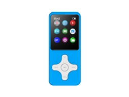 Reprodutor De Mp3 Mp4 Com Tela Digital Bt5.0 Alto-falante Rádio Fm Gravador E-book Som Hifi