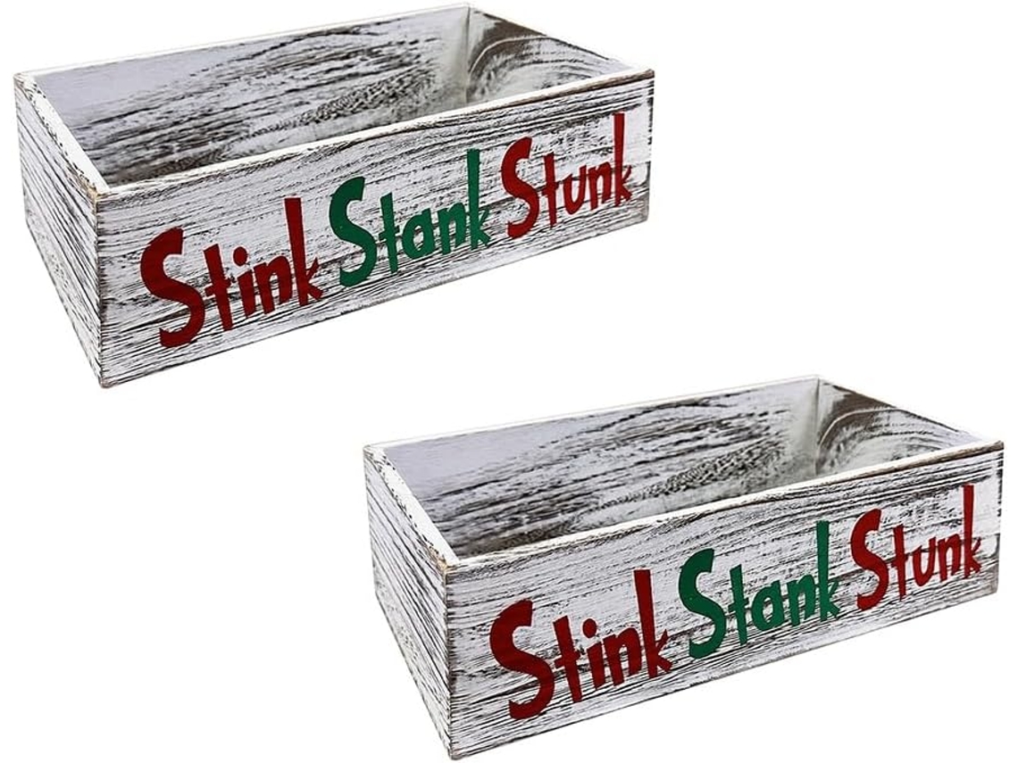 Conjunto de 2 Caixas de Papel Higiênico de Madeira para Banheiro SFUSHOS