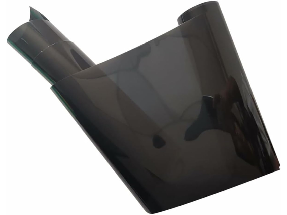 Película de vinil Preta para faróis de carro, 150x20cm, PVC à prova d'água, sem desperdício.